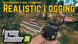 FS25 - The Most Realistic gameplay - Dual Farmsticks - Headtracking