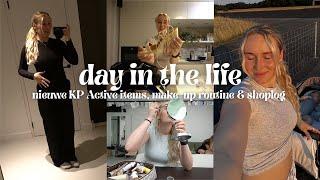 DAY IN THE LIFE: shoplog, make-up routine, nieuwe KPActive loungesets en avondwandeling!