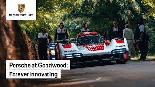 Porsche motorsport innovators at the Goodwood Festival of Speed