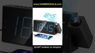 Digital Projector Alarm Clocks for Kids Bedroom