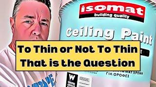 Isomat Ceiling Paint Review - after a month of using it