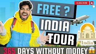 I will be Travelling  365 DAYS Without MONEY|FREE INDIA TOUR |Nirbhay Singh  @funkyouentertainment