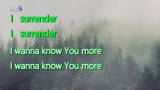 I Surrender - Hillsong Worship | Karaoke version | Worship Heaven fellowship |