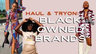 Black Owned Clothing Brands Haul & Try-On