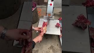 Transforming Meat Cutting with This Cutting-Edge Machine! #TechReview #MeatTech #AutomationAtWork