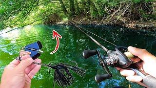 I'm fishing a secret spot with these fearsome new lures!