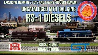 MTH RailKing Scale Rock Island & Grand Truck Alco RS-1 - Berwyn's Toys and Trains Review