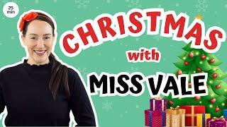 Christmas with Miss Vale |  Videos Navideños para Niños - Spanish for Little Ones