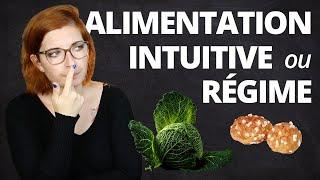 Alimentation intuitive ou régime ?