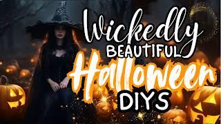 Wonderfully Witchy Halloween Crafts! Dollar Tree HALLOWEEN DIYS | Halloween DECORATIONS