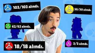 5 YIL SONRA BÜTÜN KOSTÜMLERİ BİTİRDİM! Brawl Stars