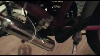 Motorized bicycle / mountain bike starfire 2 stroke kit, video 2