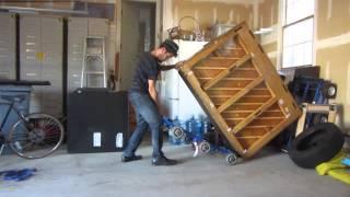 How to Move a 500 pound piano BY YOURSELF!