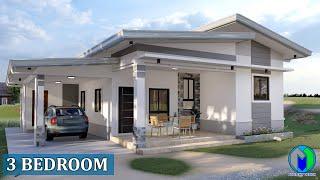 3 Bedroom House Design | Simple House Design | Small House Design