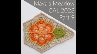 Maya's Meadow CAL Part 9 - US Terminology Right-handed