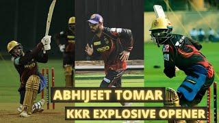 Abhijeet Tomar | Kolkata Knight Riders Player | KKR Batsman | Batting