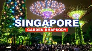 Garden Rhapsody Gardens By The Bay | Singapore Tourist Places | Northern Lights Show 