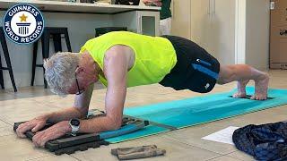 Oldest Man To Perform Plank - Guinness World Records