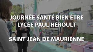 Journée Santé et Bien être au Lycée Paul Héroult