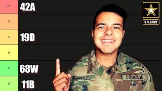 RANKING The Coolest/Best Jobs In The US ARMY! (2024)