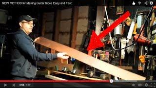 NEW METHOD for Making Guitar Sides Easy and Fast!