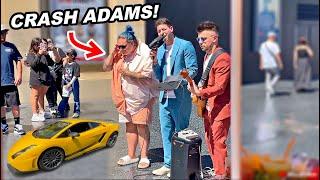 Spotted Crash Adams in Hollywood With a Lamborghini