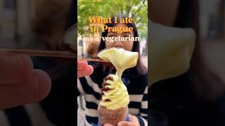 What I ate in Prague  as a vegetarian  #prague #vegetarian #whatieatinaday #czechrepublic