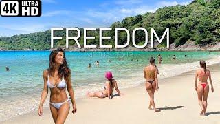 Freedom Beach in Phuket. An alluring paradise amidst the jungle. THAILAND