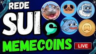 MEMECOINS REDE SUIPOTENCIAL EXPLOSIVOANÁLISE DE ALTCOINS E MEMECOINSDOG - TURBO - PEPE - AAVE