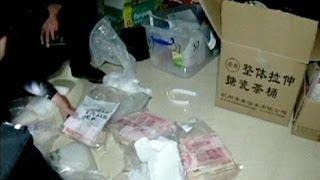 Chinese crystal meth production village busted