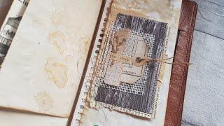 MAKING TUCK SPOTS | VINTAGE JUNK JOURNAL