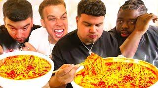 $10,000 WORLDS SPICIEST RAMEN CHALLENGE!  Nuke Squad Vs Food