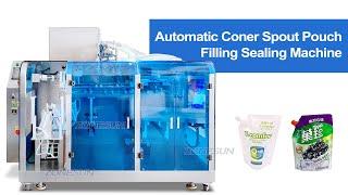 How to Use ZONESUN Automatic Corner Spout Pouch Feeding Filling Sealing Machine