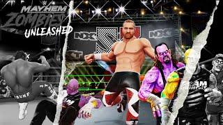 The people zombie challenge zombie the Rock wwe mayhem