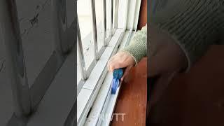 Dirty Window Grooves Are Difficult To Clean #clean #cleaning #window #housework #shorts