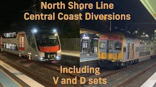 North Shore Line Central Coast Diversions - V and D sets!