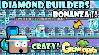 100 DIAMOND BUILDERS BONANZA  + NEW SPARKLING SNEAKERS!! | GrowTopia Winterfest 2024