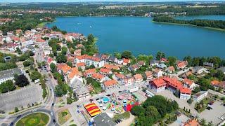 Poland / MRĄGOWO - View from the drone. 2024 4K