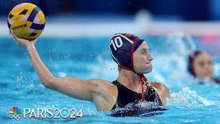 U.S. women's water polo led by defense for narrow win over Hungary | Paris Olympics | NBC Sports