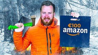 Ik Ging Overleven in de Sneeuw met €100,- aan Spullen van Amazon