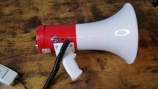 Pyle Megaphone 50 Watt Siren Bullhorn   Bullhorn Speaker Review