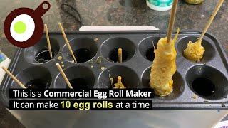 Testing a 1400W Commercial Egg Roll Maker -- Gadgetify