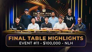 $5,555,000 for 1st! $100K NLH Main Event | Final Table Highlights