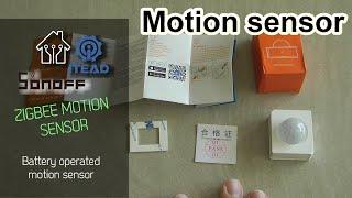 Sonoff Zigbee Motion sensor
