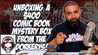 UNBOXING A $400 COMIC BOOK MYSTERY BOX FROM THE DORKERYS! VOL. 2! THIS BOX IS EPIC!!!!