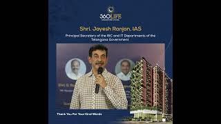 Mr. Jayesh Ranjan, IAS @360lifeenlightenedliving World Environtmental Day Event.