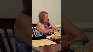 Pranking granny again at dinner time. It never gets old #BadGranny #Granny #grandma #funny #prank