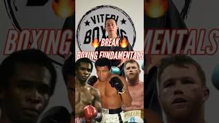 Breaking BOXING Fundamentals can be a Masterpiece  #boxing #viteriboxing #shorts #viral