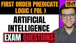 First Order Predicate Logic ( FOL ) in Artificial Intelligence in Hindi | Knowledge Representation