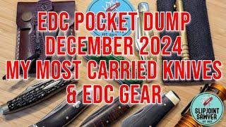 Most Carried Pocket Knives & EDC Gear December 2024 - Pocket Dump